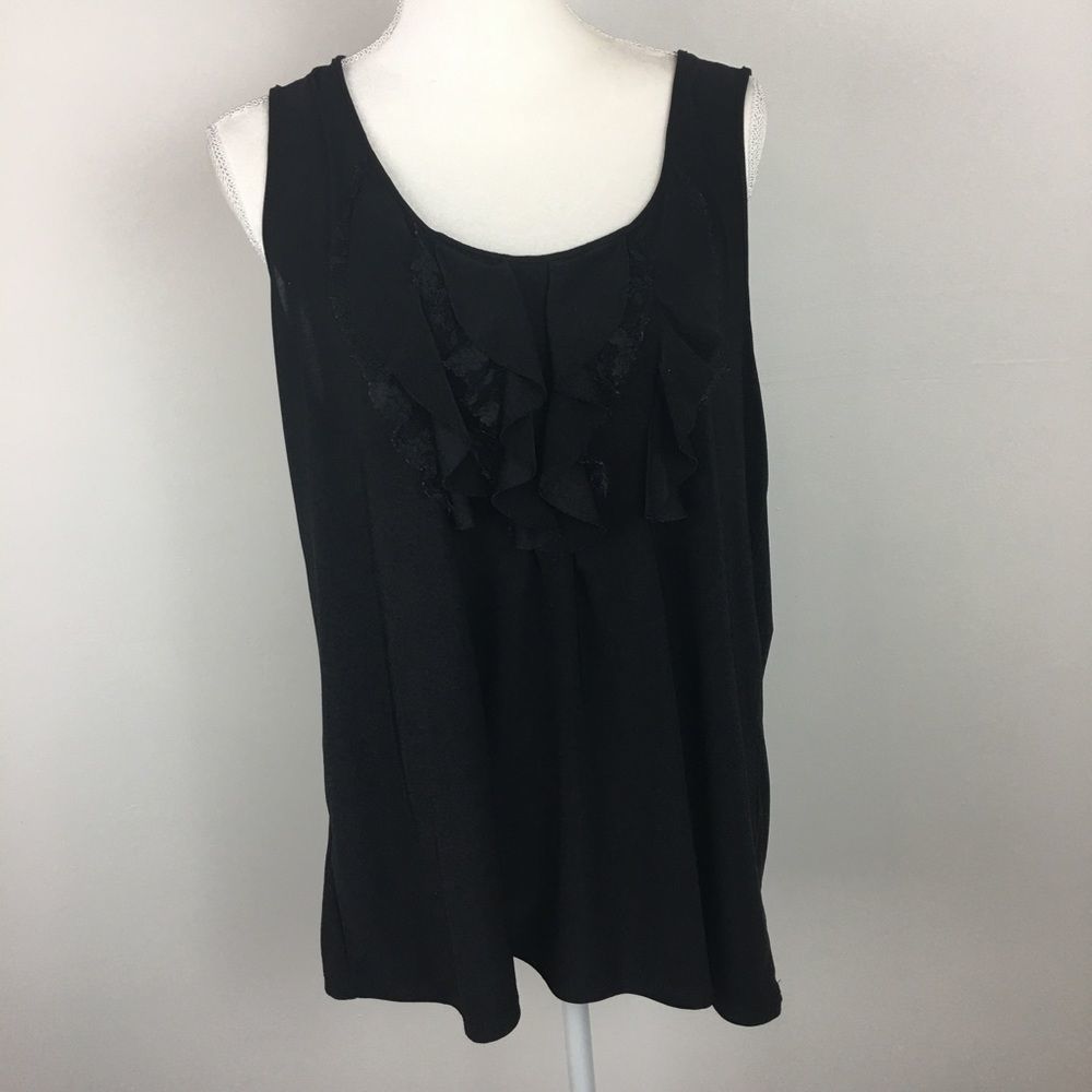 Nic & Dom blouse size XL color black.
